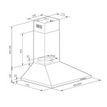 Каминная вытяжка Graude DHP 60.0 E