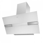 Каминная вытяжка Maunfeld Mersey 90 нержавеющая сталь/белое стекло