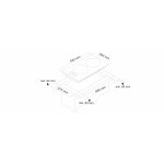 Встраиваемая газовая варочная панель Simfer H30V20M516