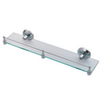 Полка стеклянная с бортиком WasserKraft Donau K-9444