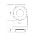Мыльница стеклянная WasserKraft Berkel K-6829