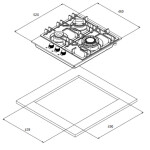 Встраиваемая газовая варочная панель Weissgauff HGG 451 WEB