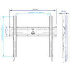 Кронштейн для телевизора Kromax Flat-3 черный