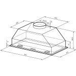 Встраиваемая вытяжка Lex Ghost 600 Inox