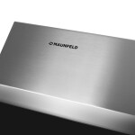 Каминная вытяжка Maunfeld Bridge 60 нержавеющая сталь/черное стекло