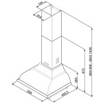Каминная вытяжка Smeg KC16POE
