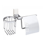 Держатель туалетной бумаги и освежителя WasserKraft Leine K-5059 white