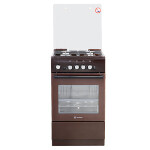Газовая плита DeLuxe 5040 32г кр чр-014 коричневый