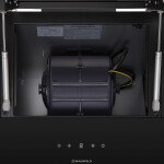 Каминная вытяжка Maunfeld Manchester Light 60 черное стекло