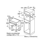Встраиваемый электрический духовой шкаф Bosch HSG636BB1