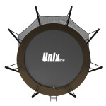 Батут Unix Line 10 ft inside black/brown