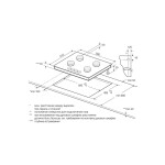 Встраиваемая газовая варочная панель Graude GS 60.1 WM