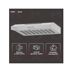 Вытяжка Krona Ermina 500 inox PB