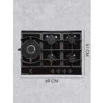 Встраиваемая газовая варочная панель Zigmund & Shtain G 14.7 B