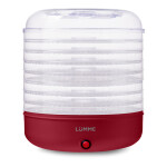 Сушилка для овощей Lumme LFD-108PP бордовый гранат