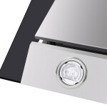 Каминная вытяжка Maunfeld Gloria 60 нержавеющая сталь/черное стекло