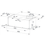 Каминная вытяжка Weissgauff Alpha 50 PB WH