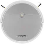 Робот-пылесос StarWind SRV4570 15Вт серебристый/белый