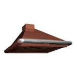 Каминная вытяжка Elikor Сатурн 50П-180-В1Л медный антик/нержавеющая сталь