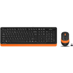 Комплект A4Tech FG 1010 черный/оранжевый