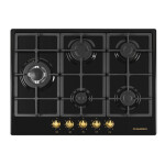 Встраиваемая газовая варочная панель Maunfeld EGHE.75.33CB.R/G