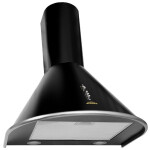 Каминная вытяжка Elikor Омега 60П-650-К3Д черный/нержавеющая сталь