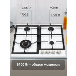 Встраиваемая газовая варочная панель Zigmund & Shtain G 14.6 W