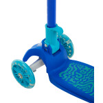 Самокат Ridex 3-х колесный Wave, 120/90 мм синий/голубой
