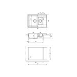 Кухонная мойка Flortek Консул 760 К