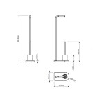 Стойка напольная Sonia Nomad 176243