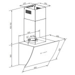 Каминная вытяжка Graude DH 90.1 WE