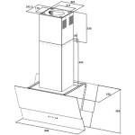 Островная вытяжка Korting KHA 99750 GN
