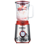 Блендер стационарный Centek CT-1327 стальной/красный