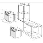 Встраиваемый электрический духовой шкаф Weissgauff EOM 180 X