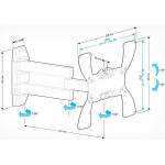 Кронштейн для телевизора Holder LCDS-5066 черный