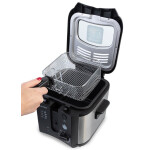 Фритюрница Endever Skyline FR-115 черный/стальной