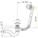 Слив-перелив Timo 800416
