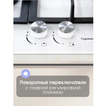 Встраиваемая газовая варочная панель Zigmund & Shtain MN 114.61 W