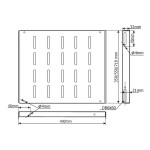 Полка стационарная Lanmaster TWT-RACK2-S4-6/80