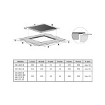 Встраиваемая электрическая варочная панель Korting HK 32001 B