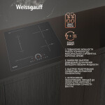 Встраиваемая индукционная варочная панель Weissgauff HI 643 BFZC