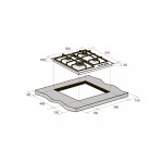 Встраиваемая газовая варочная панель Zugel ZGH601W