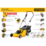 Газонокосилка сетевая STEHER LMC-42-2000