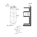Встраиваемый электрический духовой шкаф Maunfeld MCMO.44.9S