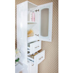 Шкаф-пенал Бриклаер Анна универсальный белый