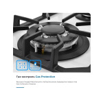 Встраиваемая газовая варочная панель Zugel ZGH601W