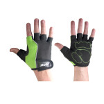 Перчатки для фитнеса Starfit SU-108 зеленый/черный L