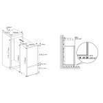 Встраиваемый холодильник Weissgauff WRKI 2801 MD