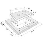 Встраиваемая электрическая варочная панель Krona CORTO 30 BL