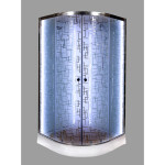 Душевая кабина Deto EM1580NLED+GM